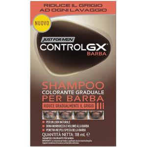 Just for men control gx barba shampoo colorante graduale 118 ml