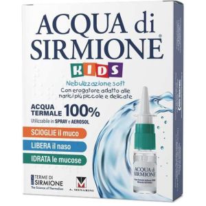 Acqua di sirmione kids nebulizzazione soft acqua termale 100% 6 flaconcini pluridose da 15 ml