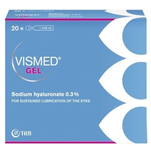 Collirio lubrificante vismed gel acido ialuronico 0,3% 20 fialette x 0,45 ml
