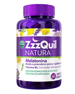 Vicks zzzquil natura 60 pastiglie gommose